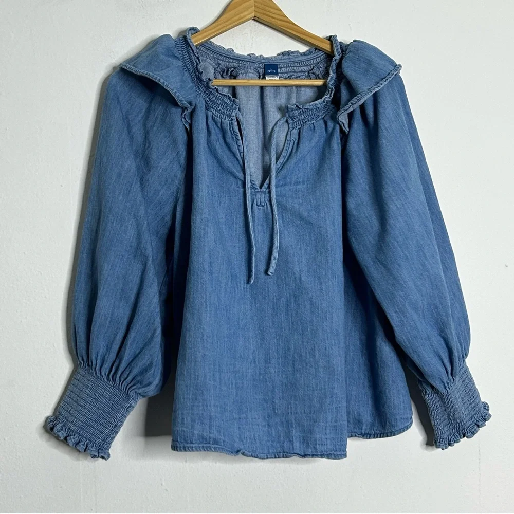 Old Navy Lightweight Denim Top